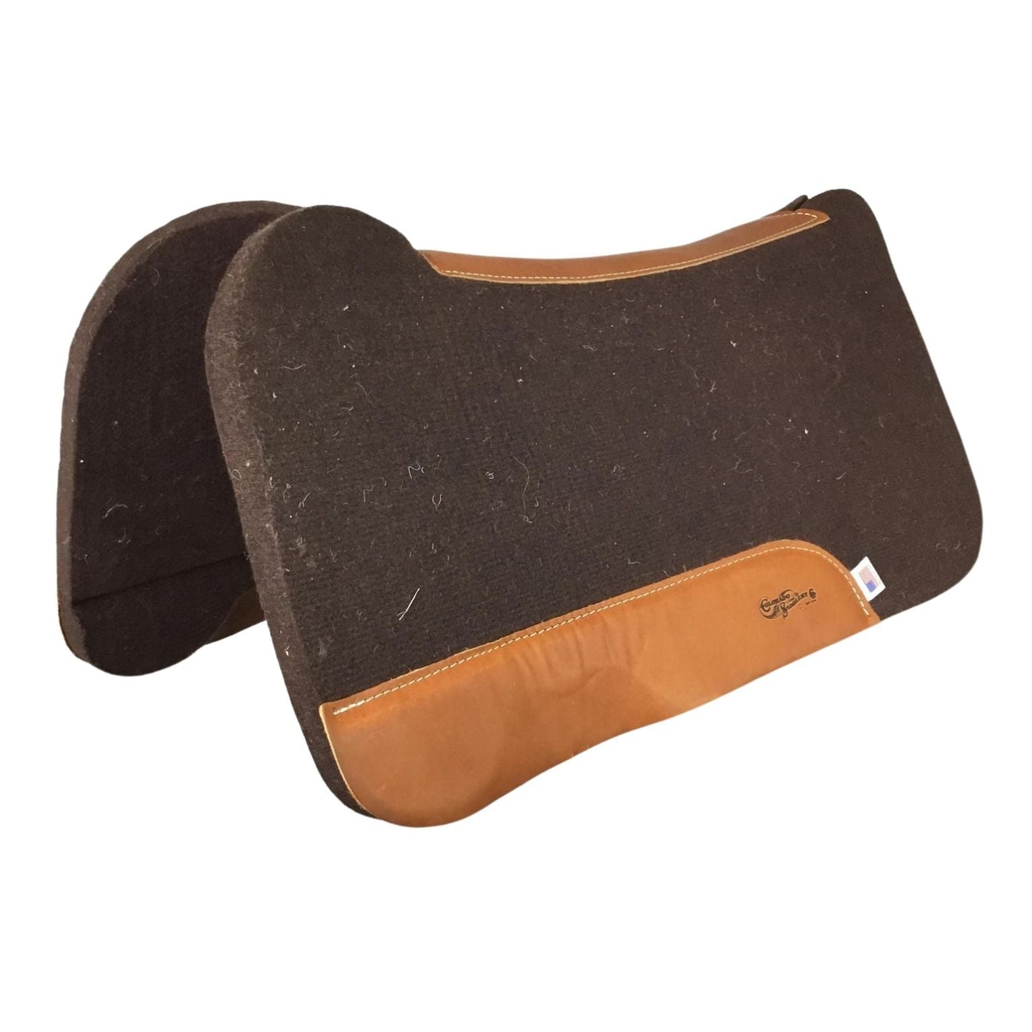 Chocolate Wool Contoured Pad