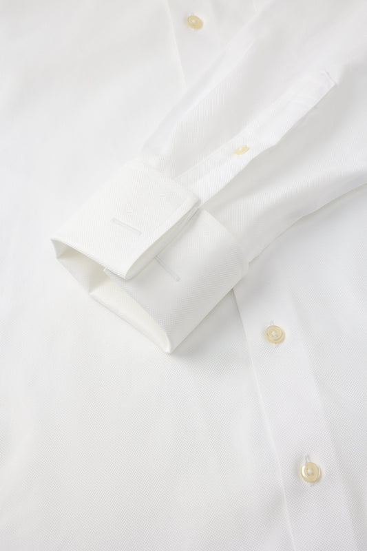 Edinburgh Cufflink White Shirt