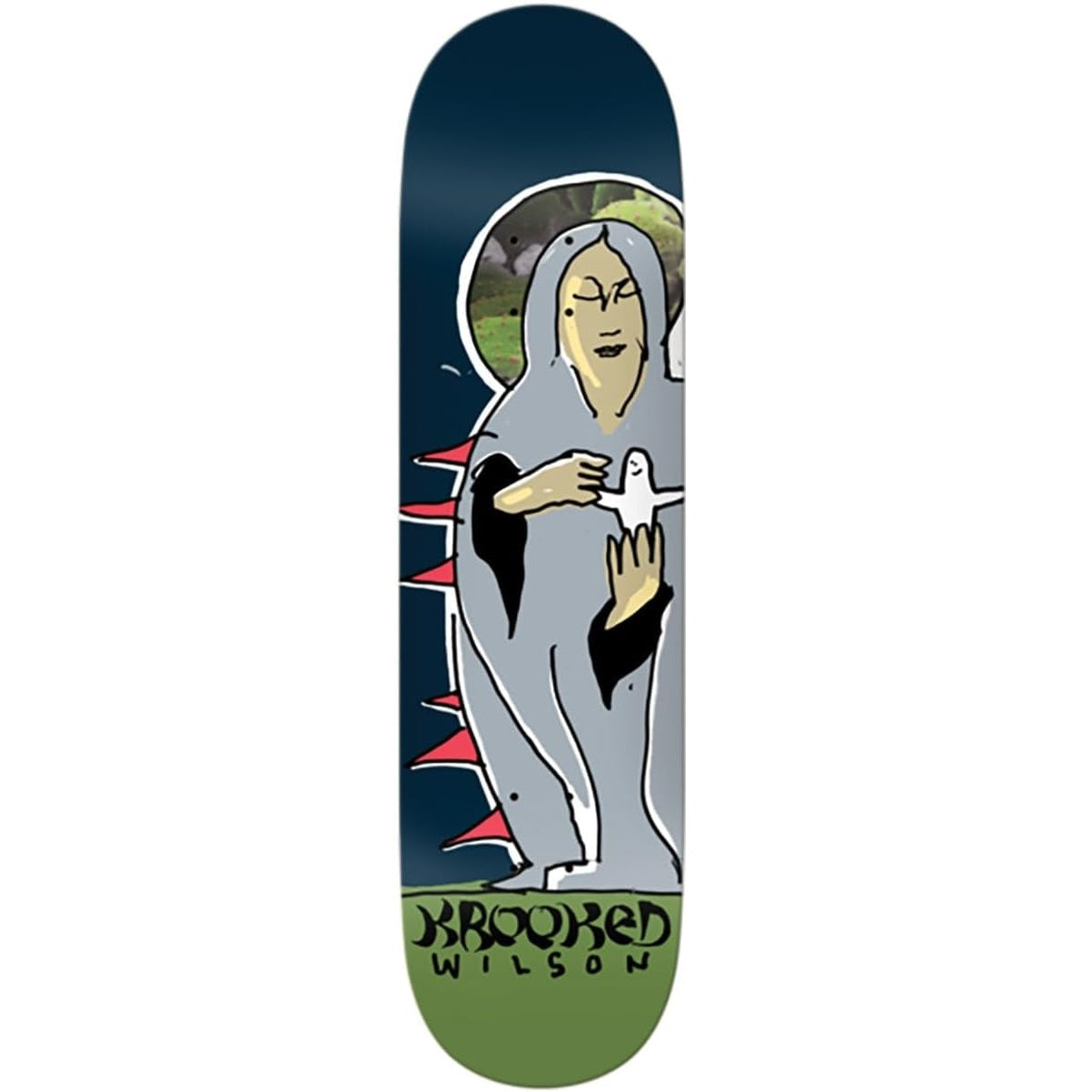 Krooked Wilson Bird Keeper Skateboard Deck - 8.25″