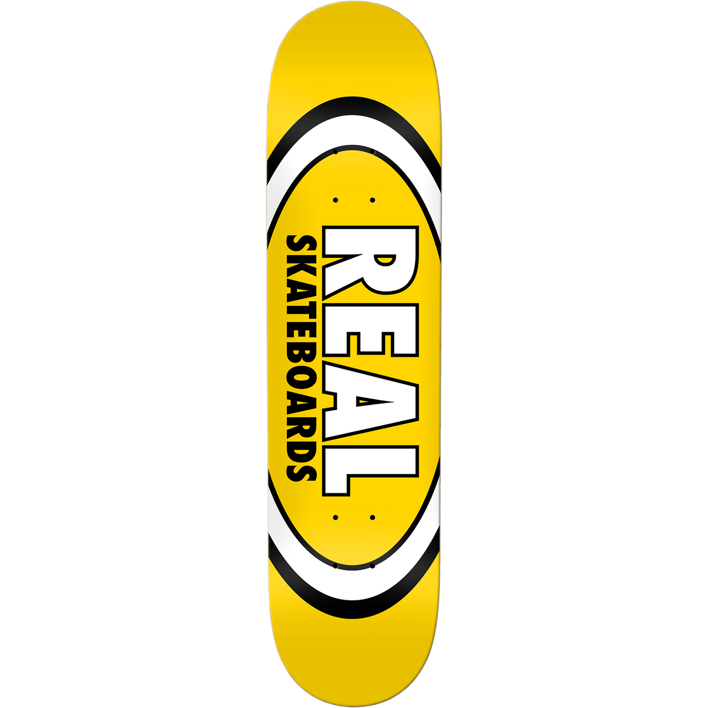 Real Classic Oval Skateboard Deck - 8.06″ Yellow