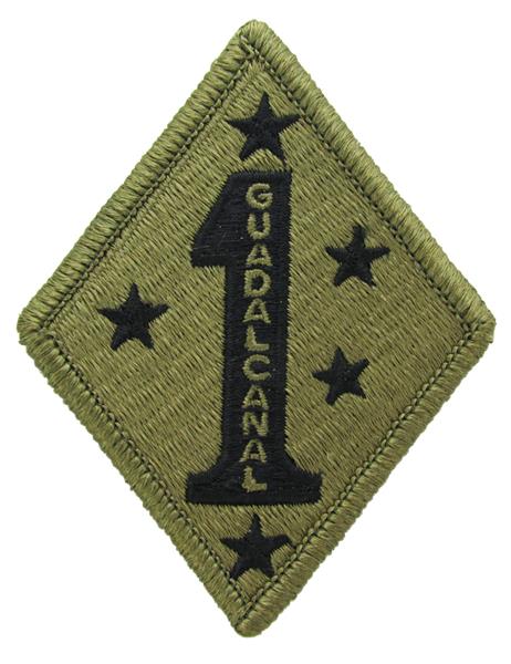 1st Marine Division OCP Patch - U.S. Army Patch GUADALCANAL
