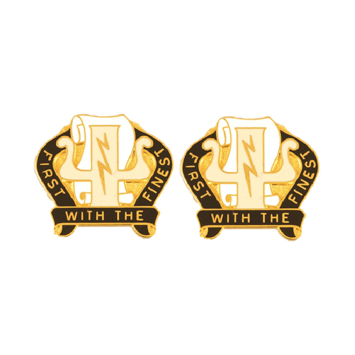 1st PSYOPS Battalion Distinctive Unit Insignia - Pair - FIRST WITH THE FINEST