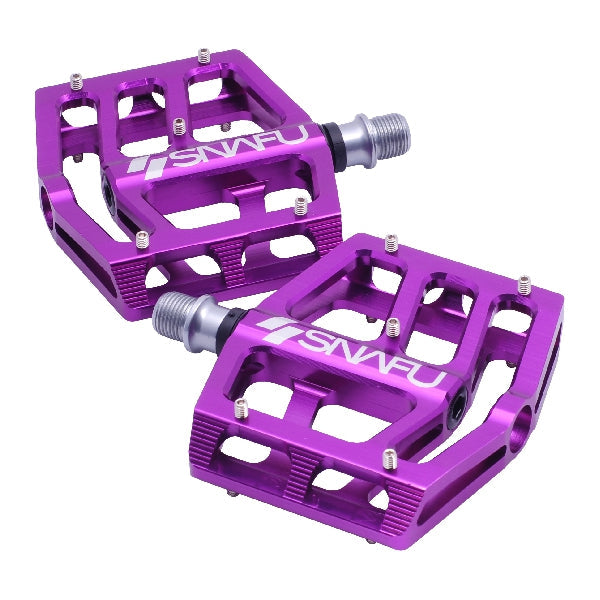 Snafu BMX Cactus Pedals - Purple