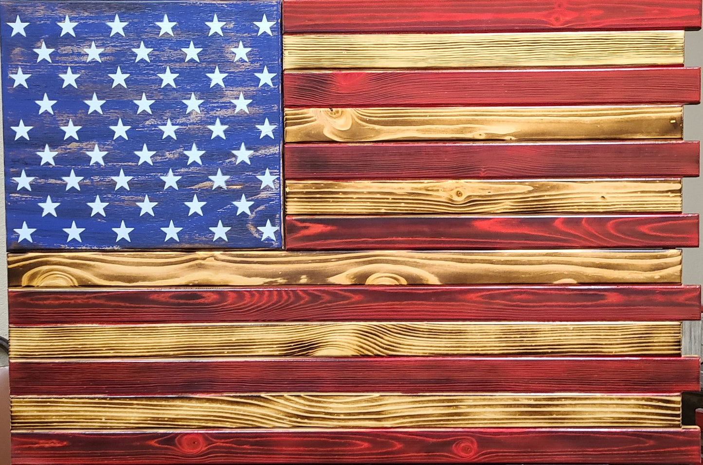 Dual Compartment Small American Flag Gun Concealment Case