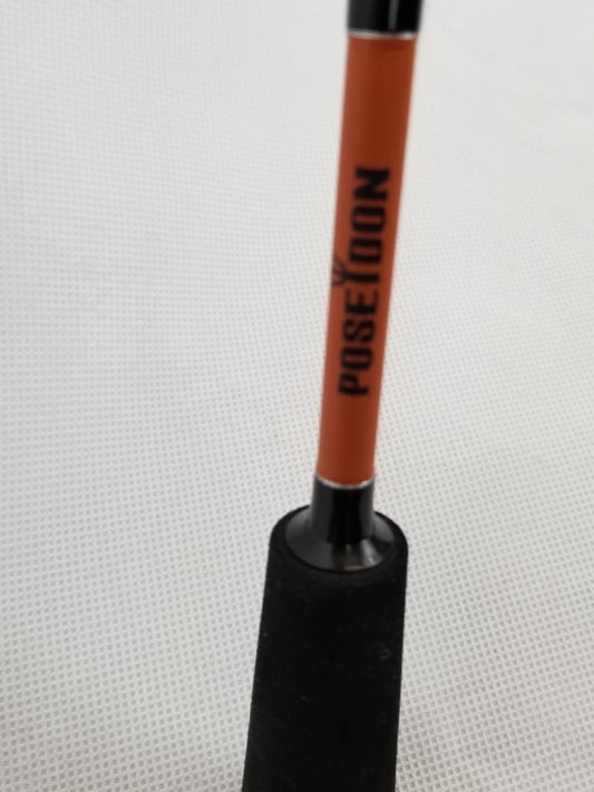 Cam's Complete 6'6" "Orange Poseidon" Titanium 10+1 (BB) Ball Bearing Reel Signature Series Curly Tail Combo Special