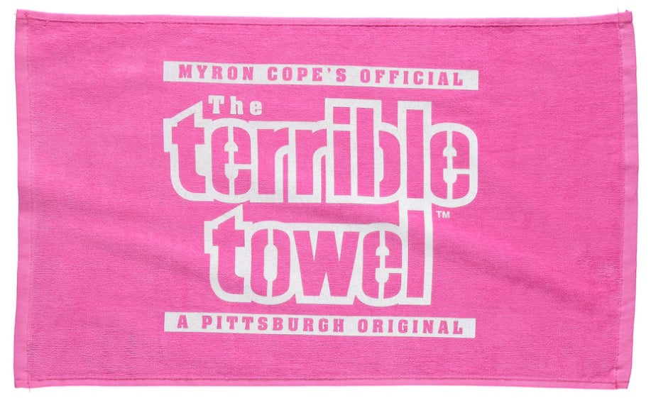 Pittsburgh Steelers Pink Terrible Towel® - Officially licensed by the NFL