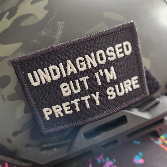 As Seen on Socials - "Undiagnosed But I'm Pretty Sure" - 2x3 Patch - Multiple Variants