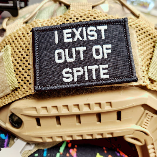 As Seen on Socials - I Exist Out of Spite - 2x3 Patch - Multiple Variants