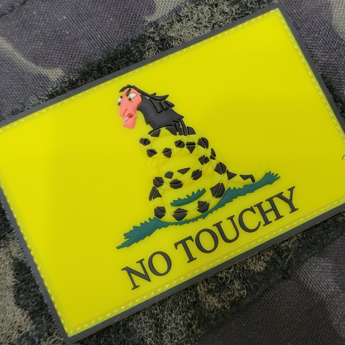 No Touchy PVC Morale Patch