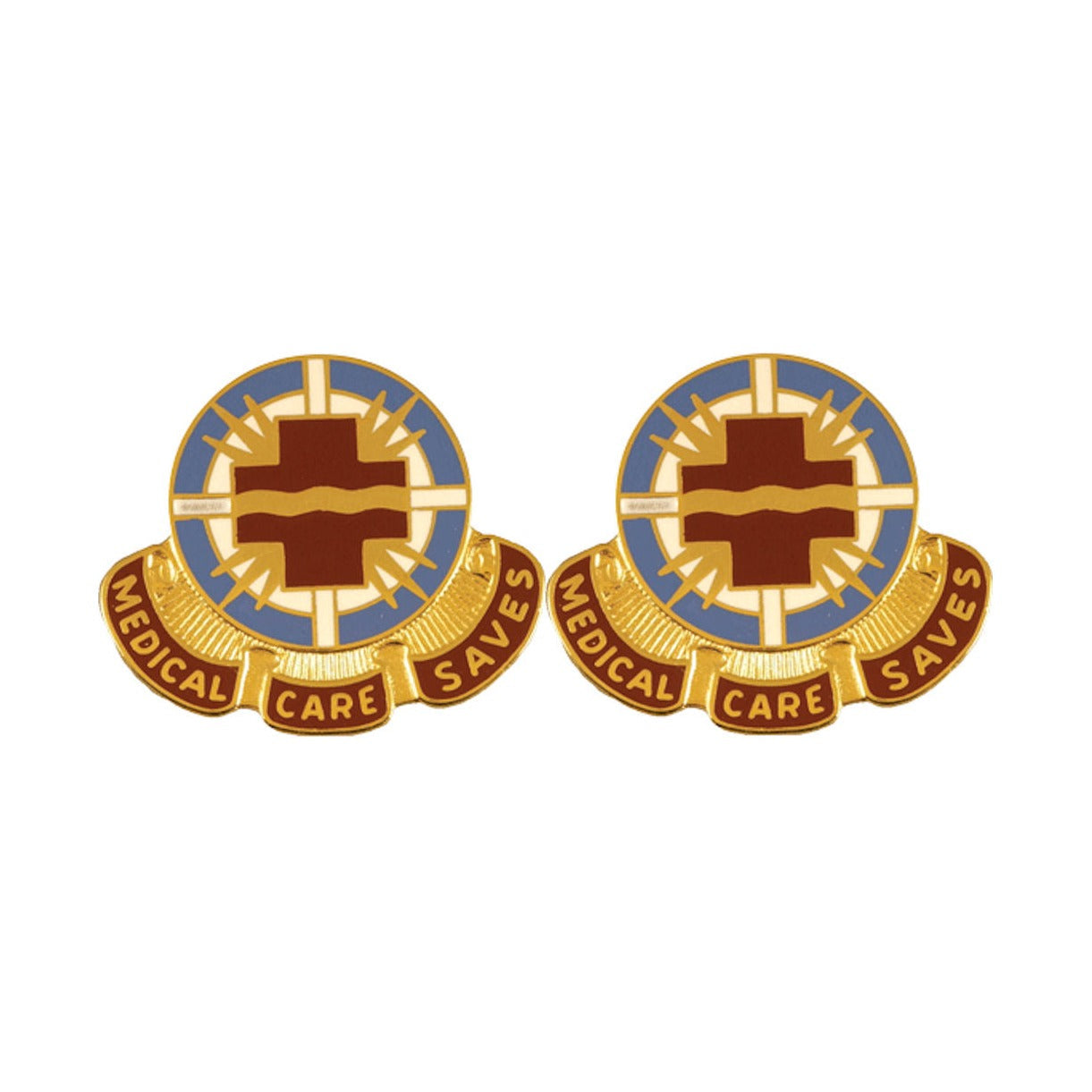 202nd Medical Group Distinctive Unit Insignia - Pair - MEDICAL CARE SAVES