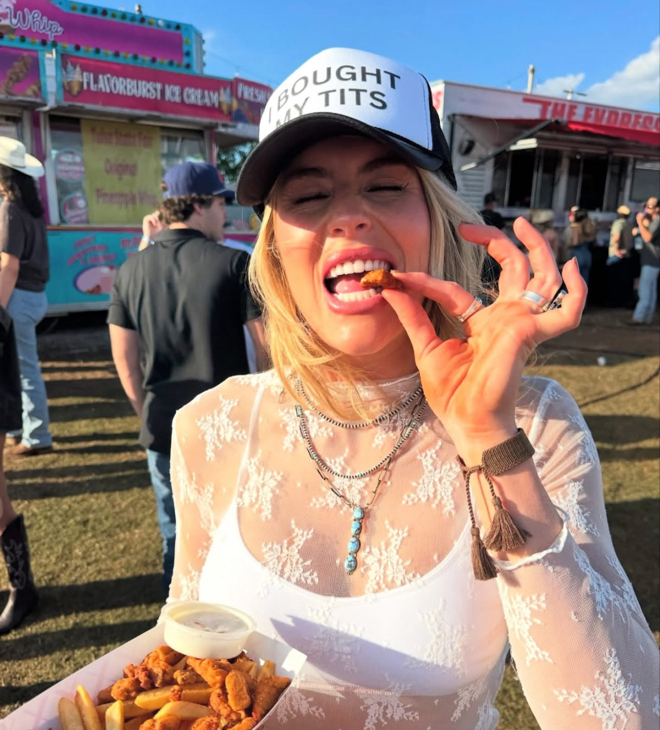 I Bought My Tits Trucker Hat