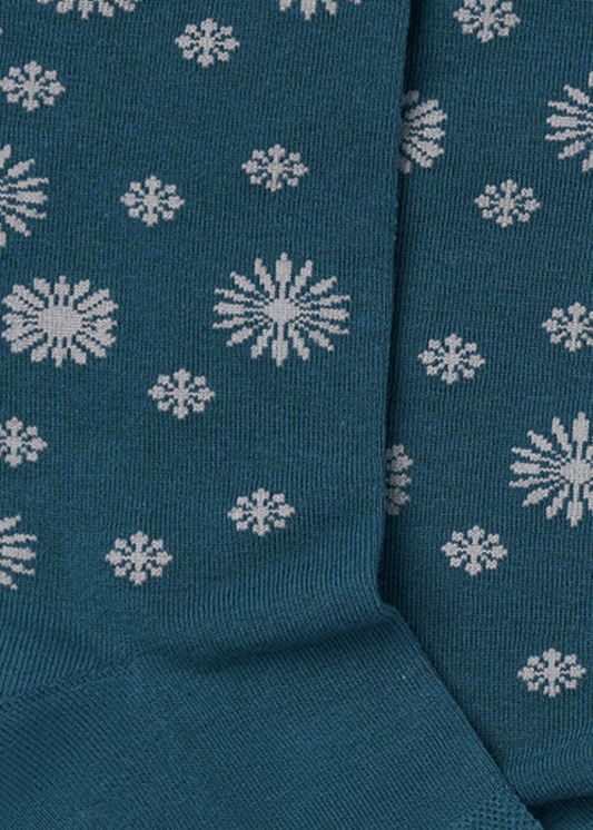 Everyday Comfort Socks - Snowflakes Pattern