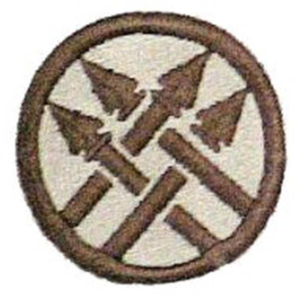 220th MP Brigade Desert Patch - For Army Desert 3 Color and 6 Color Chocolate Chip Uniforms