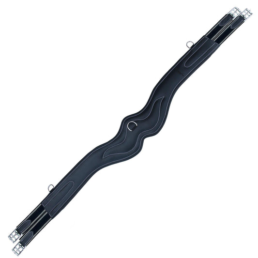 ExionPro 'AdaptLine' Wave Girth - Navy Blue Elastic with White Lines