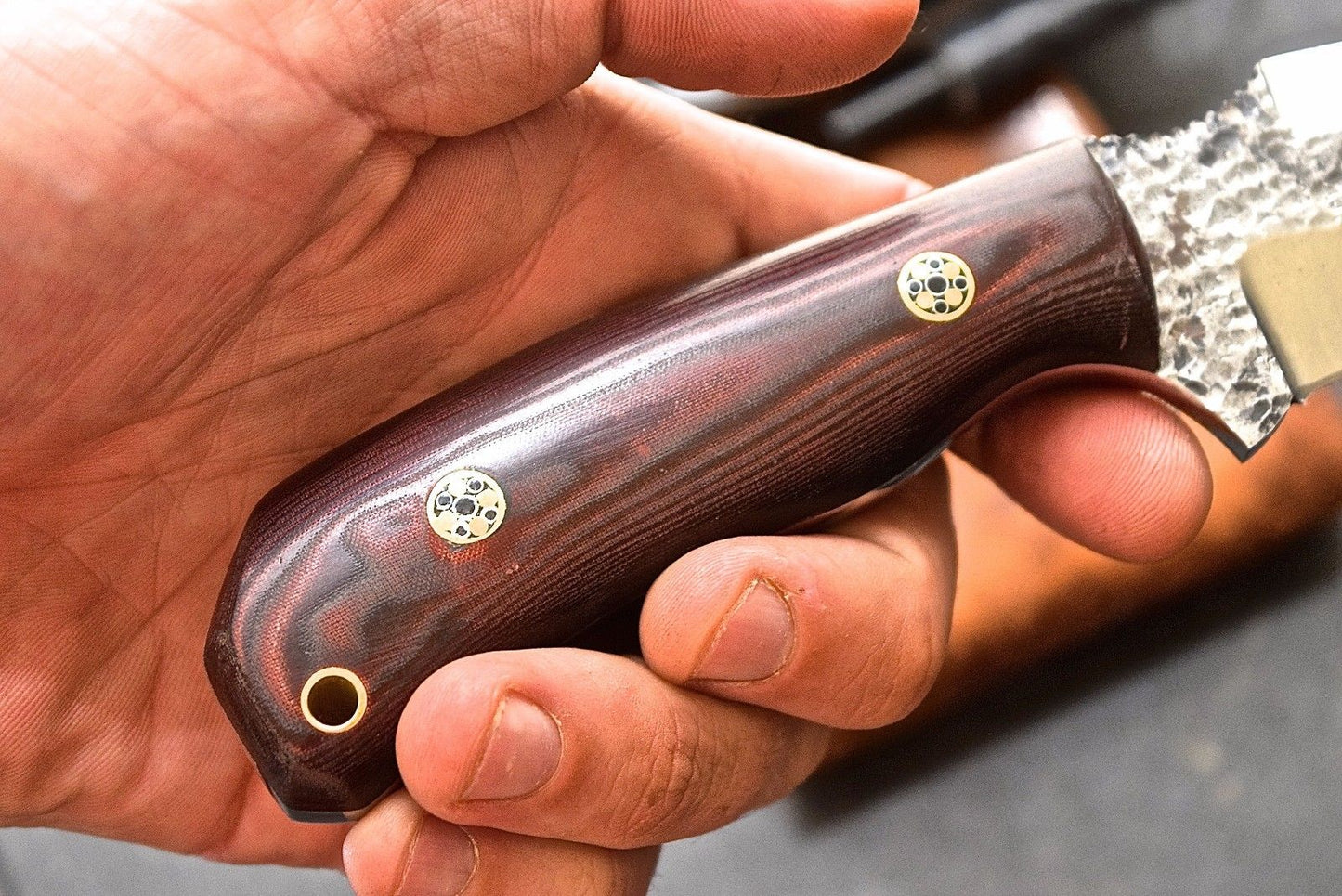 Custom 1095 Hand Forged Handmade Hunter Knife