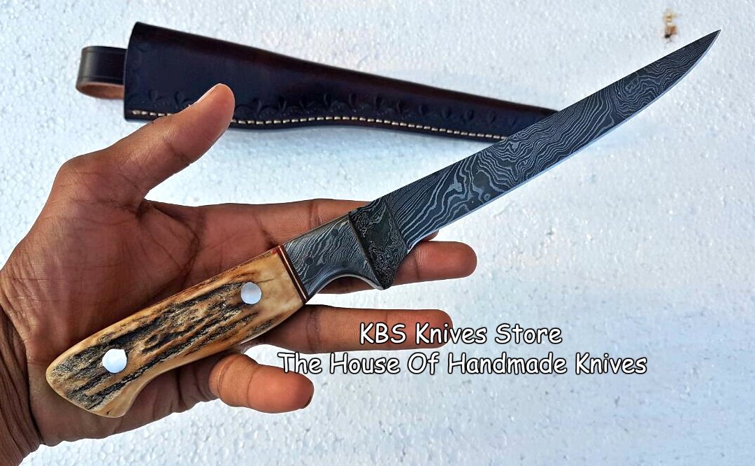 Sharp Fillet Knife – 7" Damascus Steel Blade