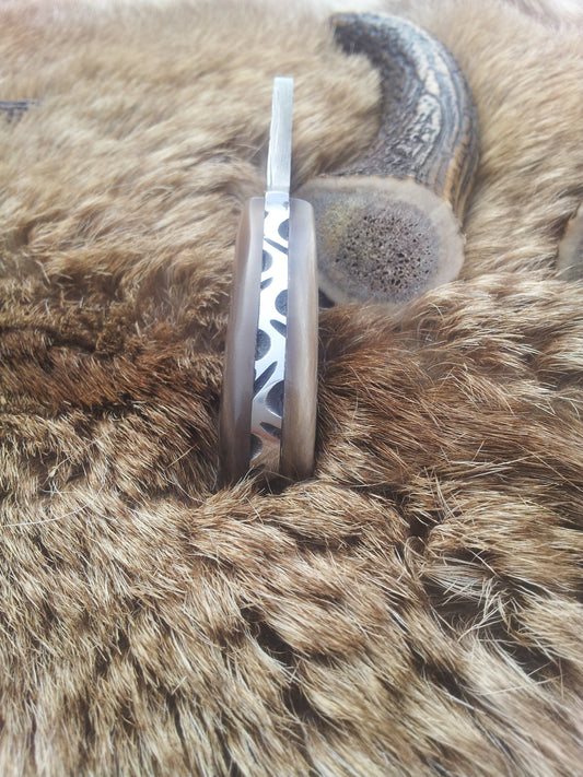 Damascus Blade Mini Skinning Axe