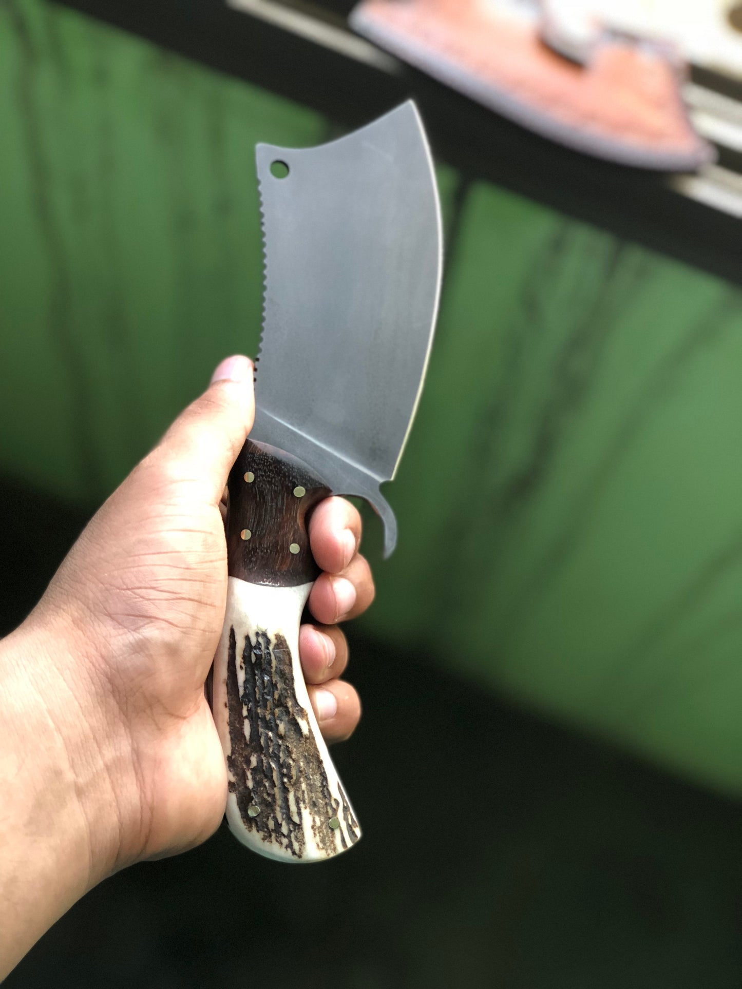 Full Tang Custom Handmade 1095 EDC Cleaver Knife