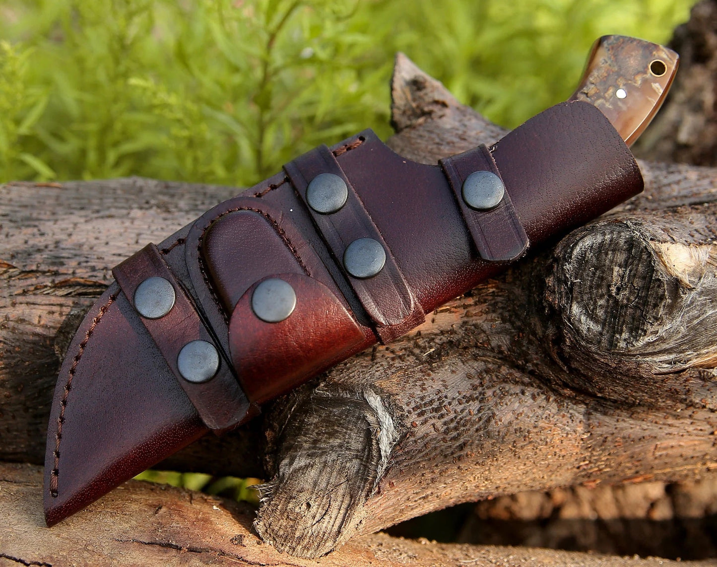 Tom Brown Tracker 1 – Handmade Damascus Steel Outdoor Knife