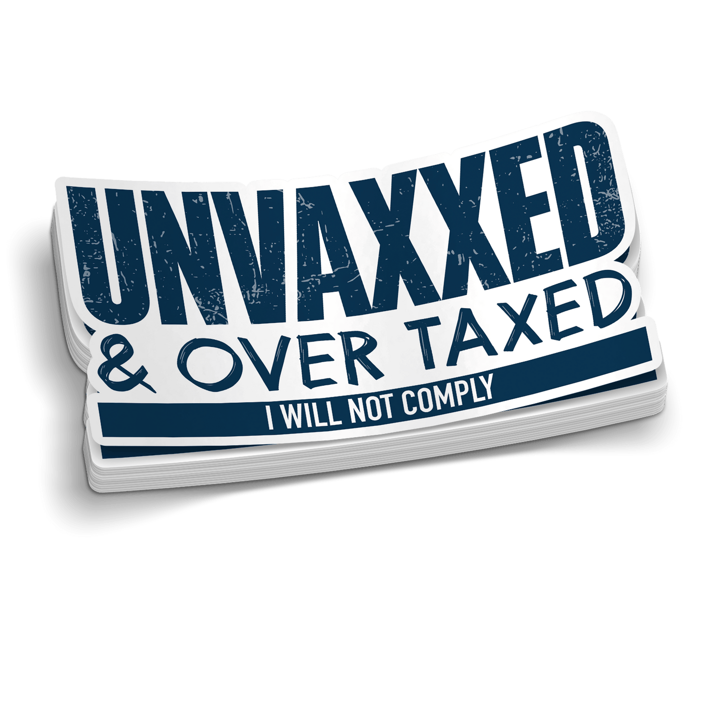 Unvaxxed - Hard Hat Decal