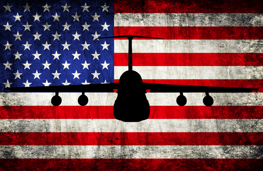 C-5 Galaxy - American Flag Decal