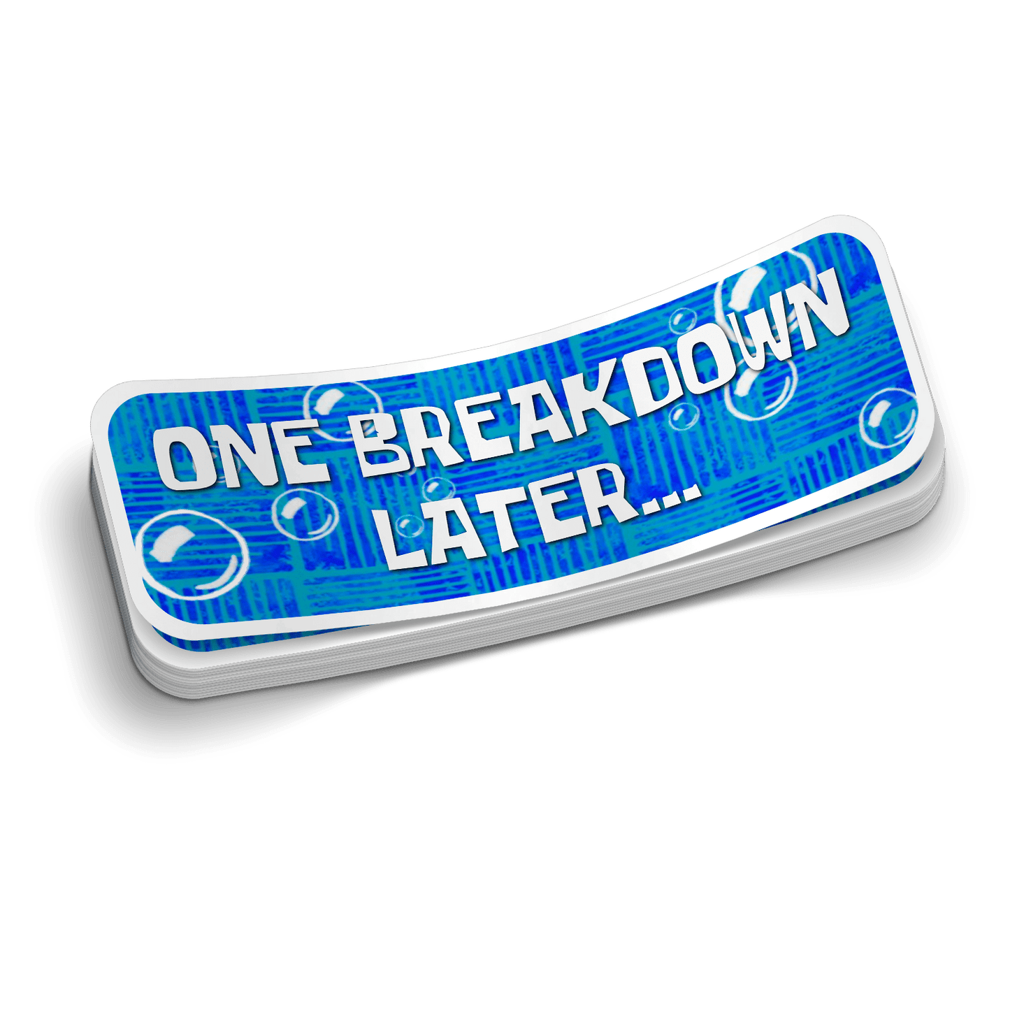 Breakdown - Hard Hat Decal