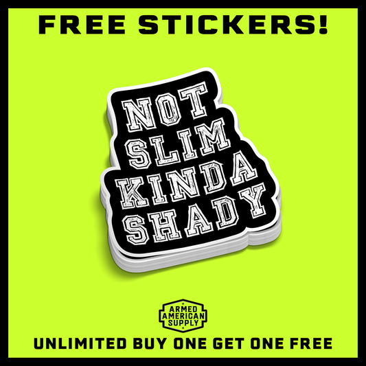 Slim Shady - Hard Hat Decal