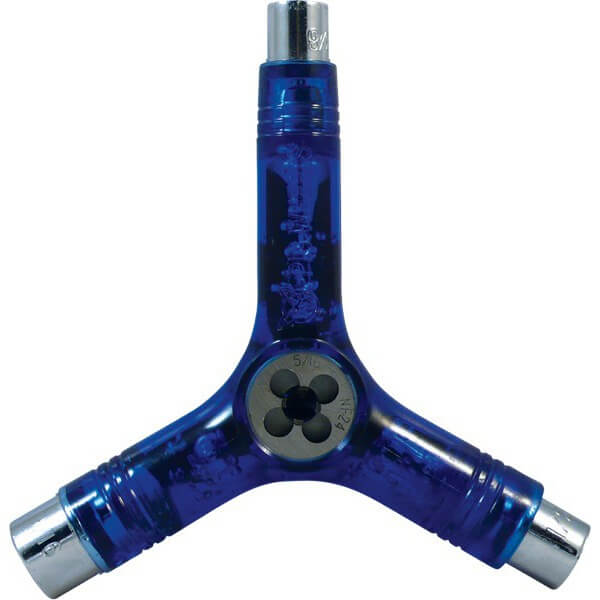 Pig Tri-Socket Skate Tool - Blue Transparent