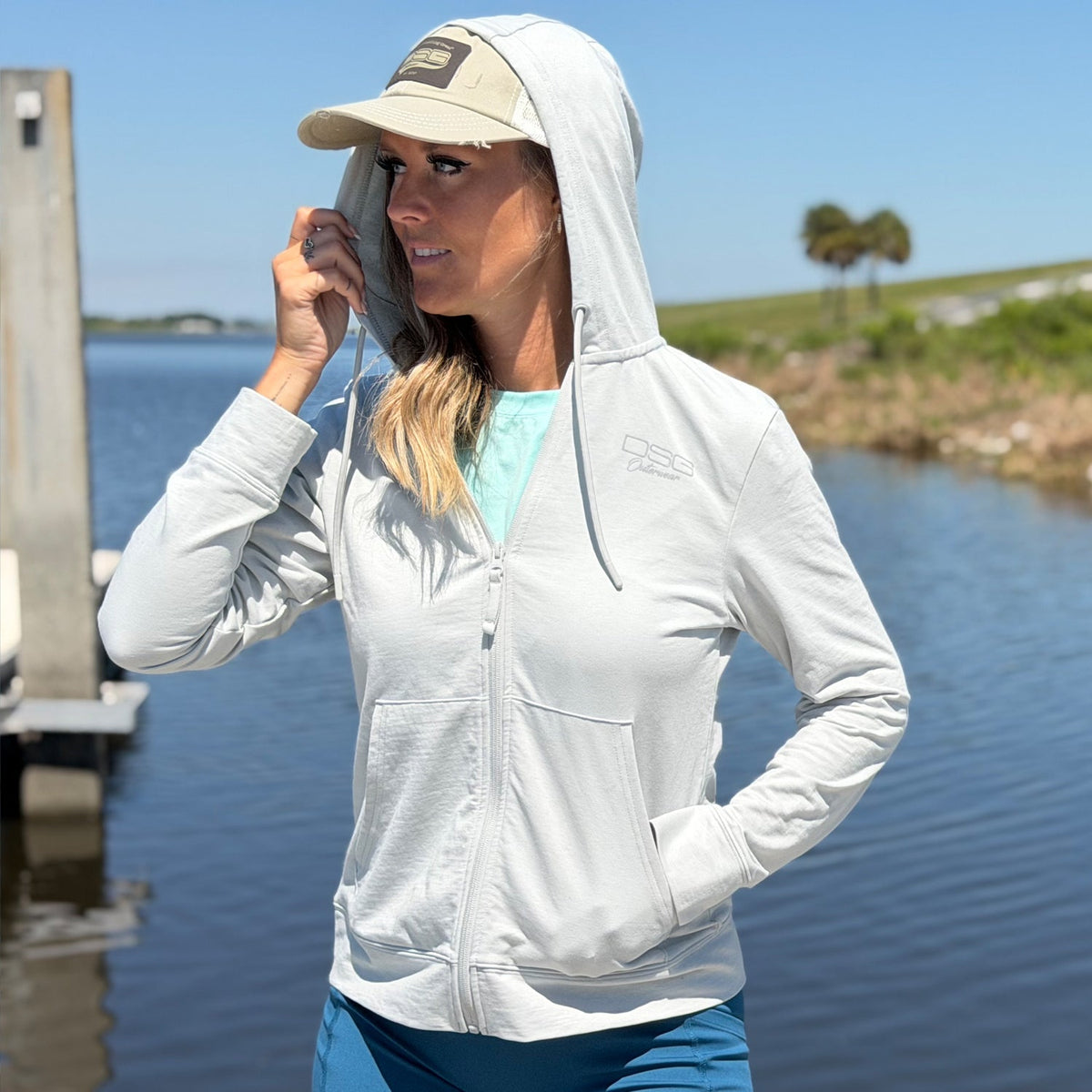 Callie Lightweight Zip Up Hoodie