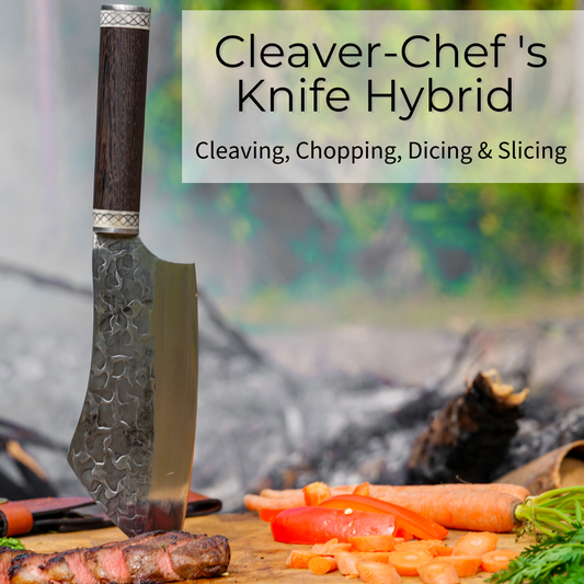 Viking Kitchen Knife – Cleaver Chef Hybrid