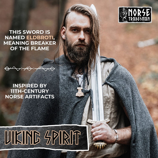 Spring Steel Viking Sword - Eldbroti