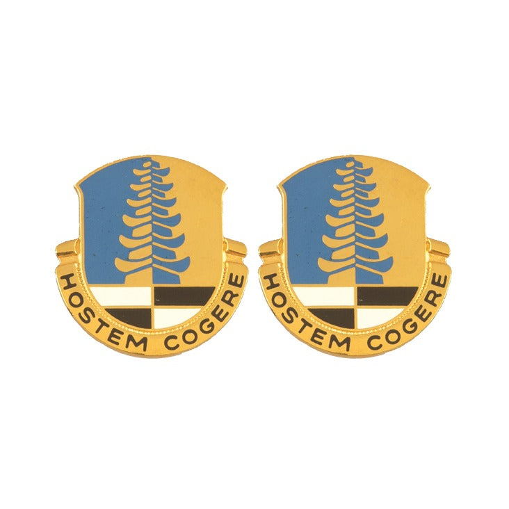 319th Military Intelligence Battalioin Unit Crest DUI - 1 Pair - HOSTEM COGERE
