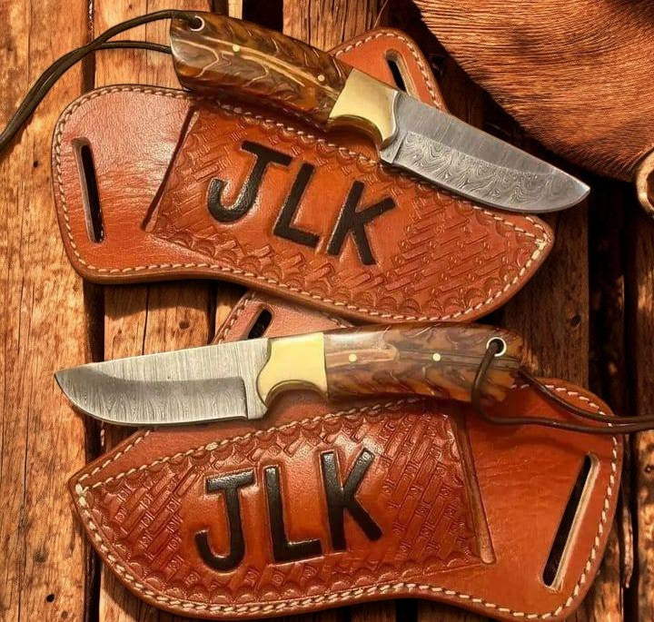 Premium Fixed Blade Ranch Knife with Epoxy Resin Handle main image 1