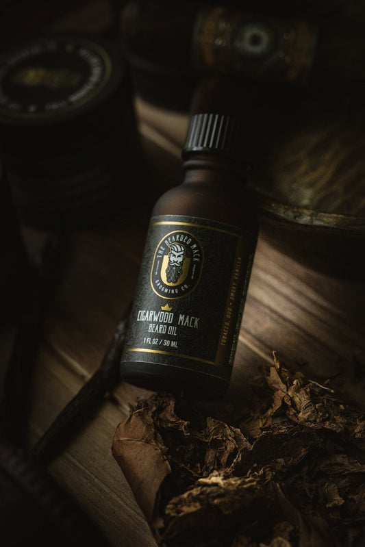 Cigarwood Mack Signature Beard Oil - Tobacco, Oud + Smoky Vanilla