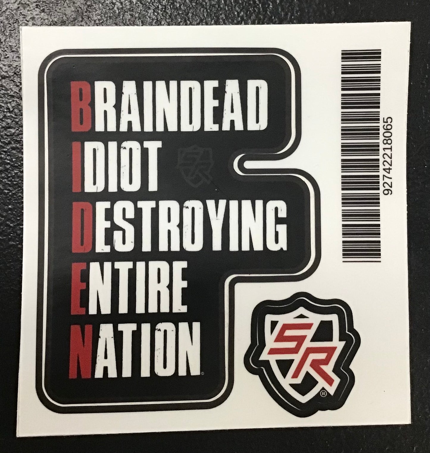SR B.I.D.E.N Decal