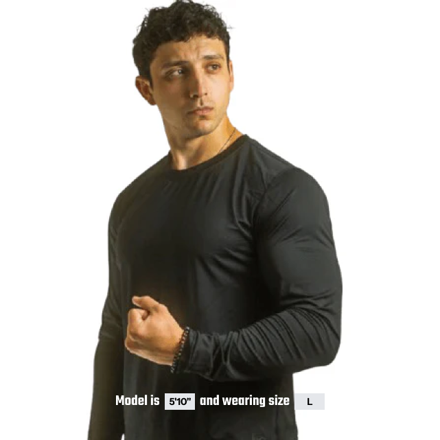 Long Sleeve Dry Fit Shirt - Coal