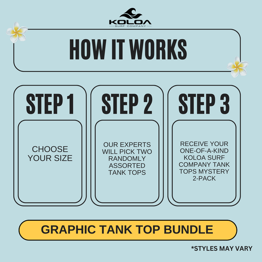 Koloa Mystery 2-Pack of Graphic Tank Tops