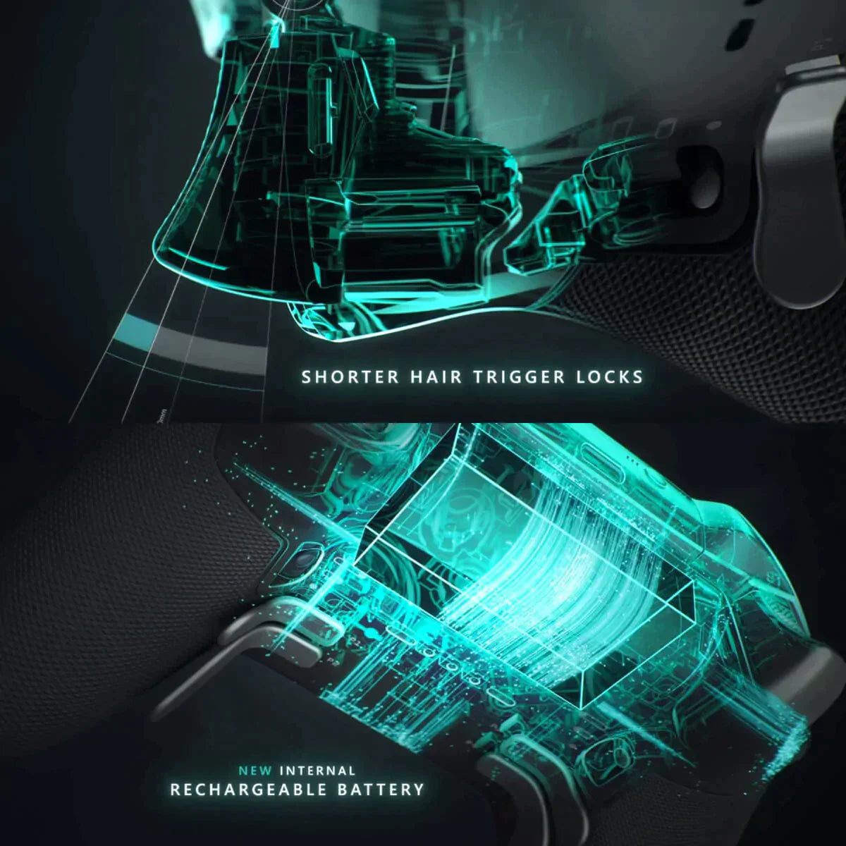 MODDEDZONE GOLD THUNDER XBOX ELITE SERIES 2 CUSTOM MODDED CONTROLLER