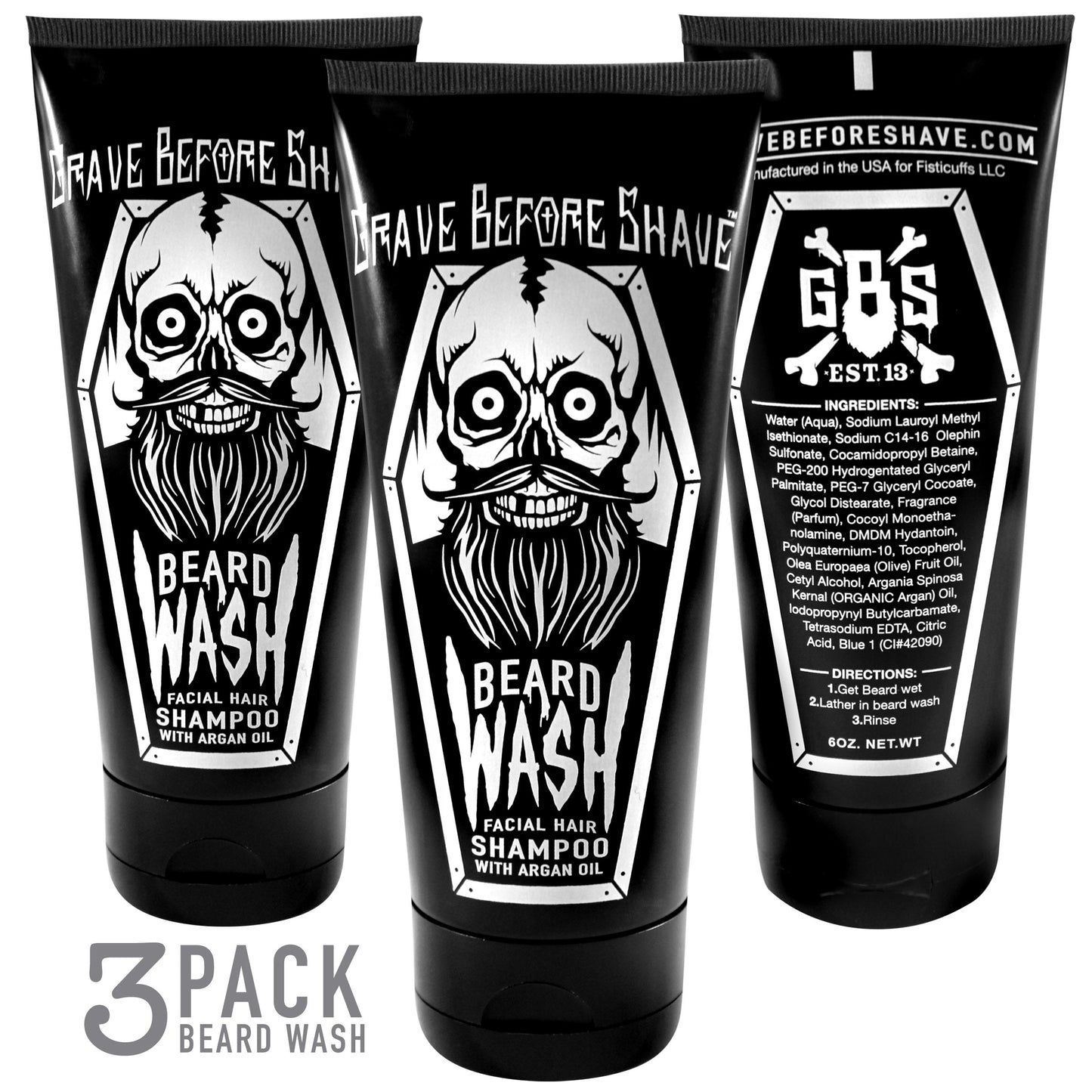 GRAVE BEFORE SHAVE™ BEARD WASH SHAMPOO