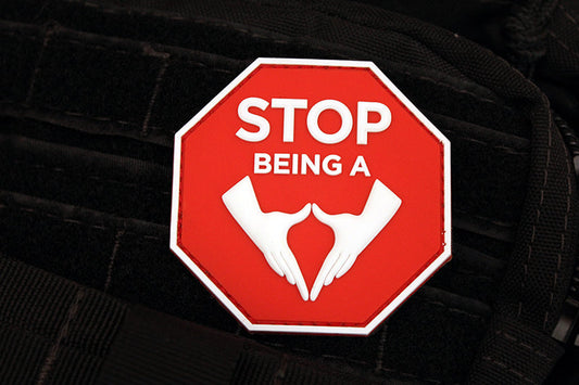 Stop Being a Vagina Morale Patch