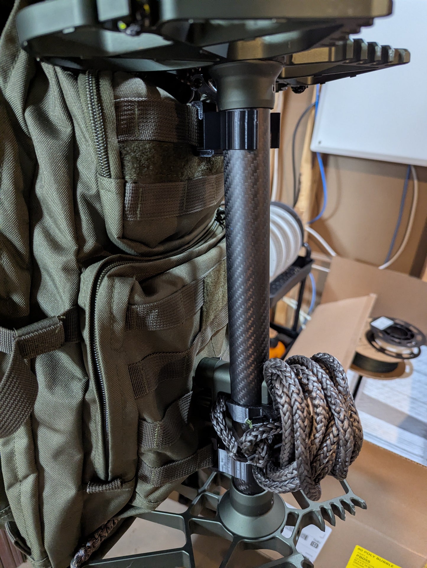 Arsenal X20 / Solo Stick Molle Caddy (1.25") for Saddle Hunting