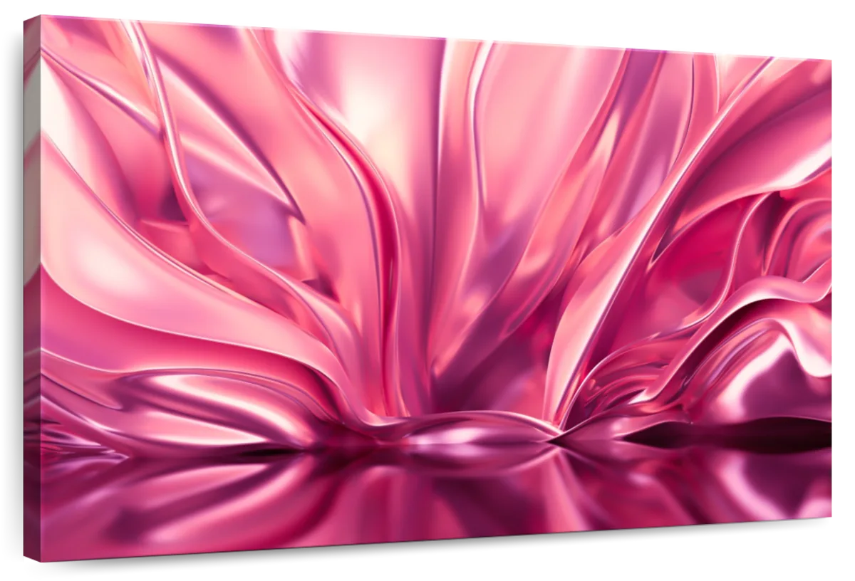 Blush Pink Abstract Wall Art