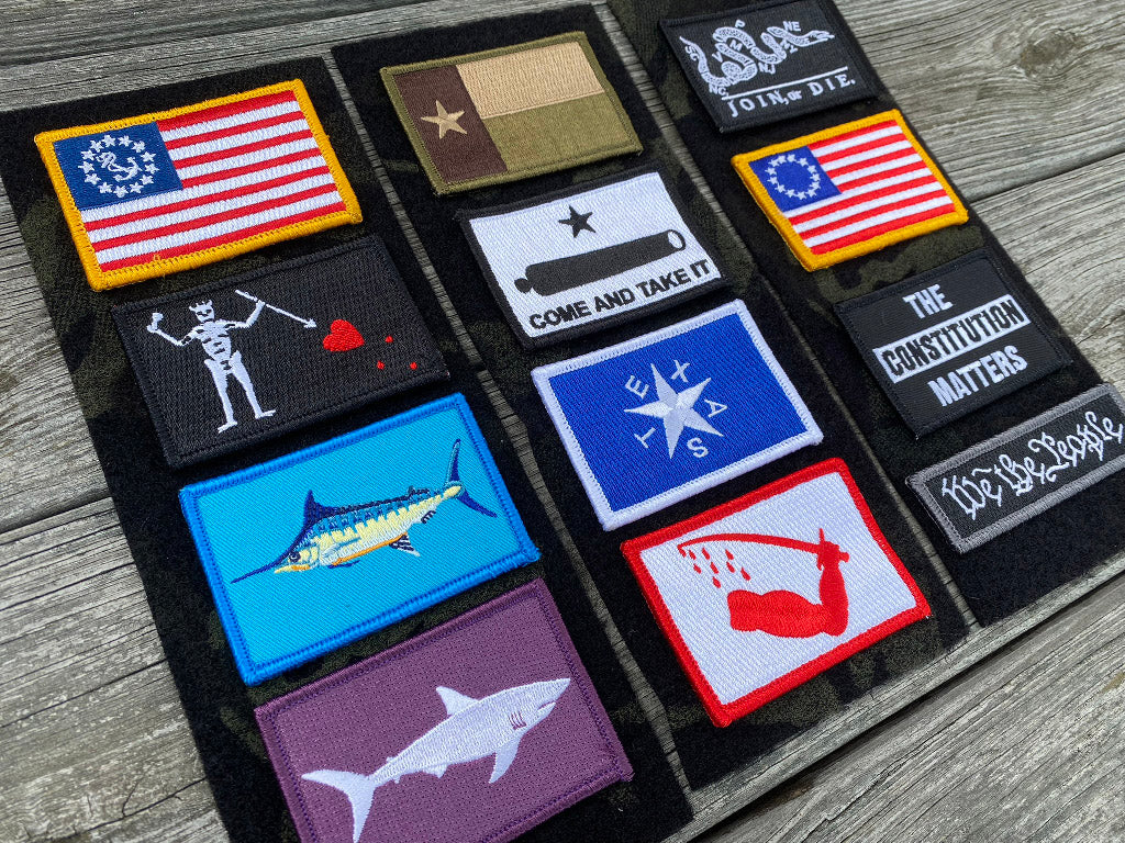 Build a 4-pack Tactical Patch Set-Up - $12 Special