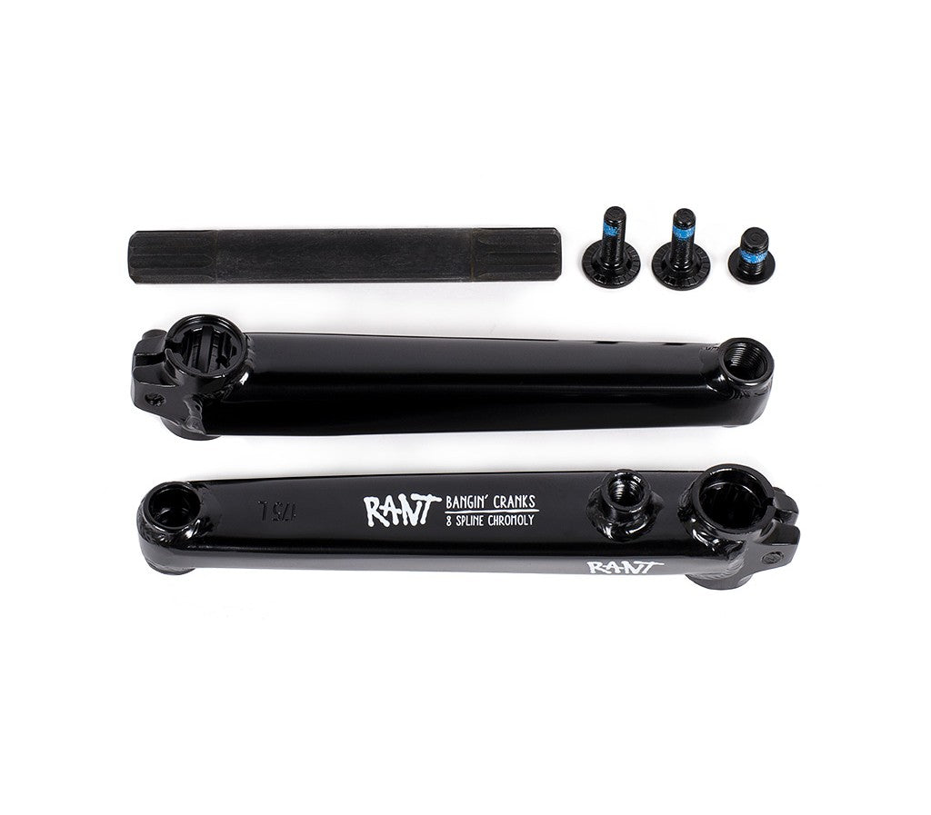 Rant BMX Bangin' 8 Cranks 170mm - Gloss Black