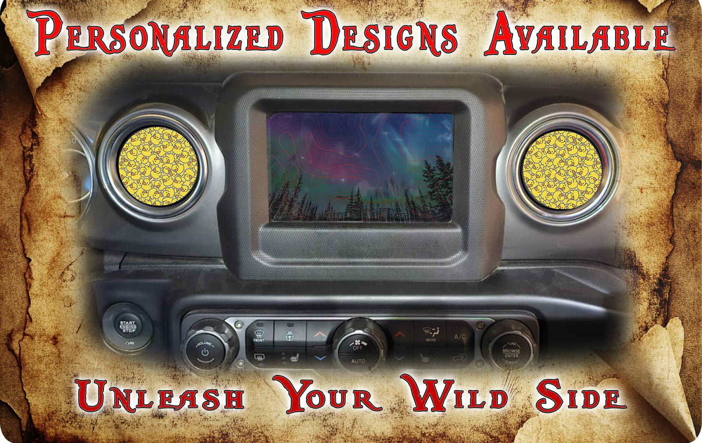 Steering wheel decal Ducks 208