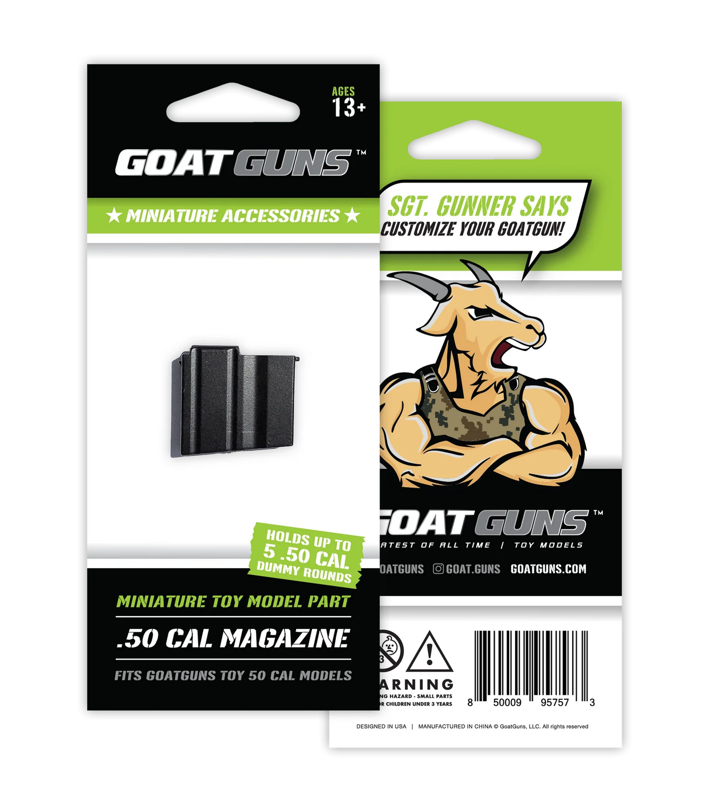 Goat Guns Miniature Toy Model .50 Cal Magazine