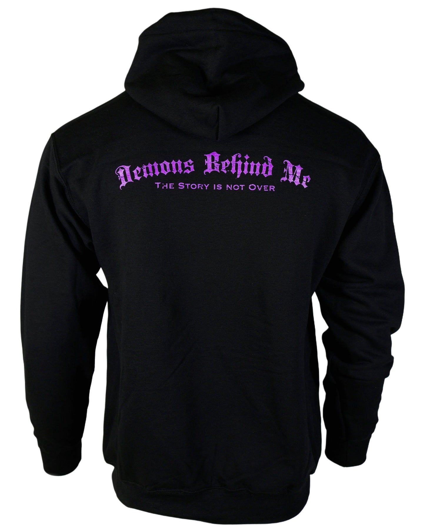 CLOSEOUT Semicolon Unisex Black & Purple Hoodie