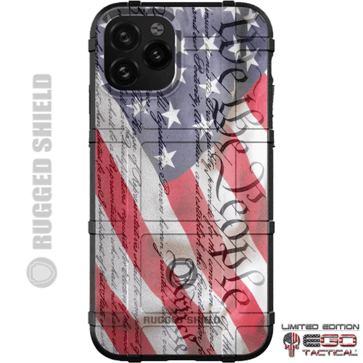 We The People, Constitution Flag Custom Printed I Phone 13 Case