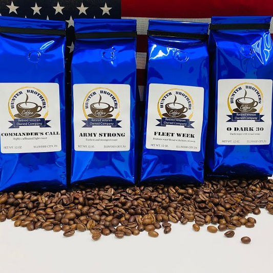 4 Pack Military Theme Coffee