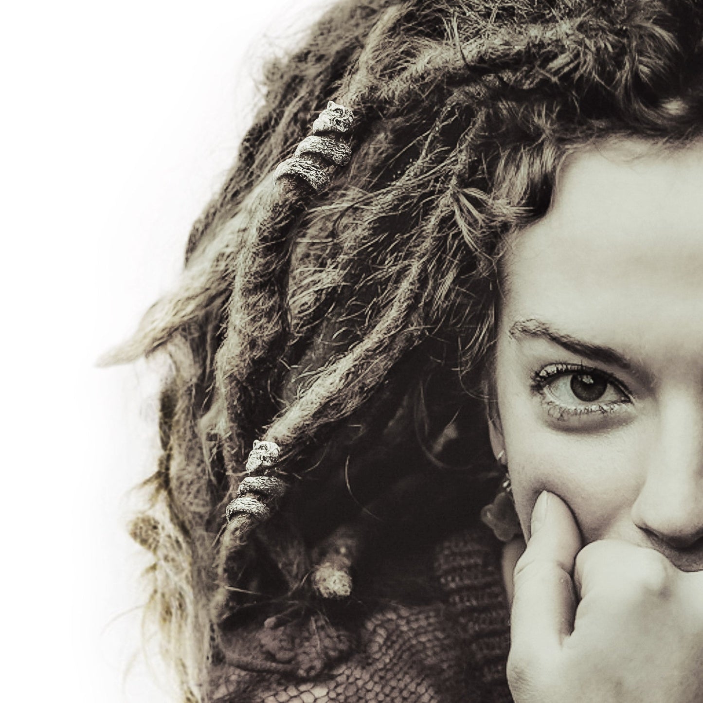 Fenrir Beard Rings (Silver - 8)